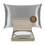 Silver Silk Pillowcase