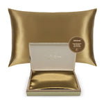 Gold Silk Pillowcase