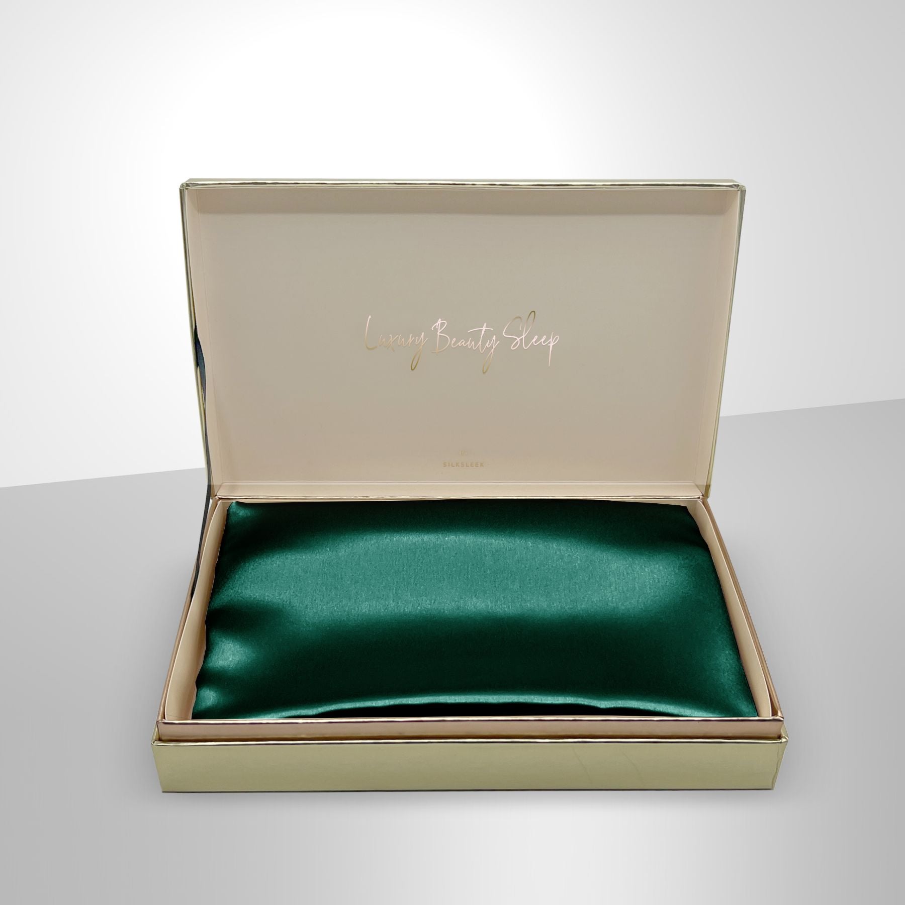 Emerald Silk Pillowcase Gift set