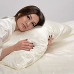 Ivory Silk Pillowcase