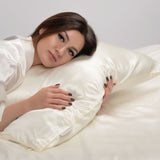 Ivory Silk Pillowcase