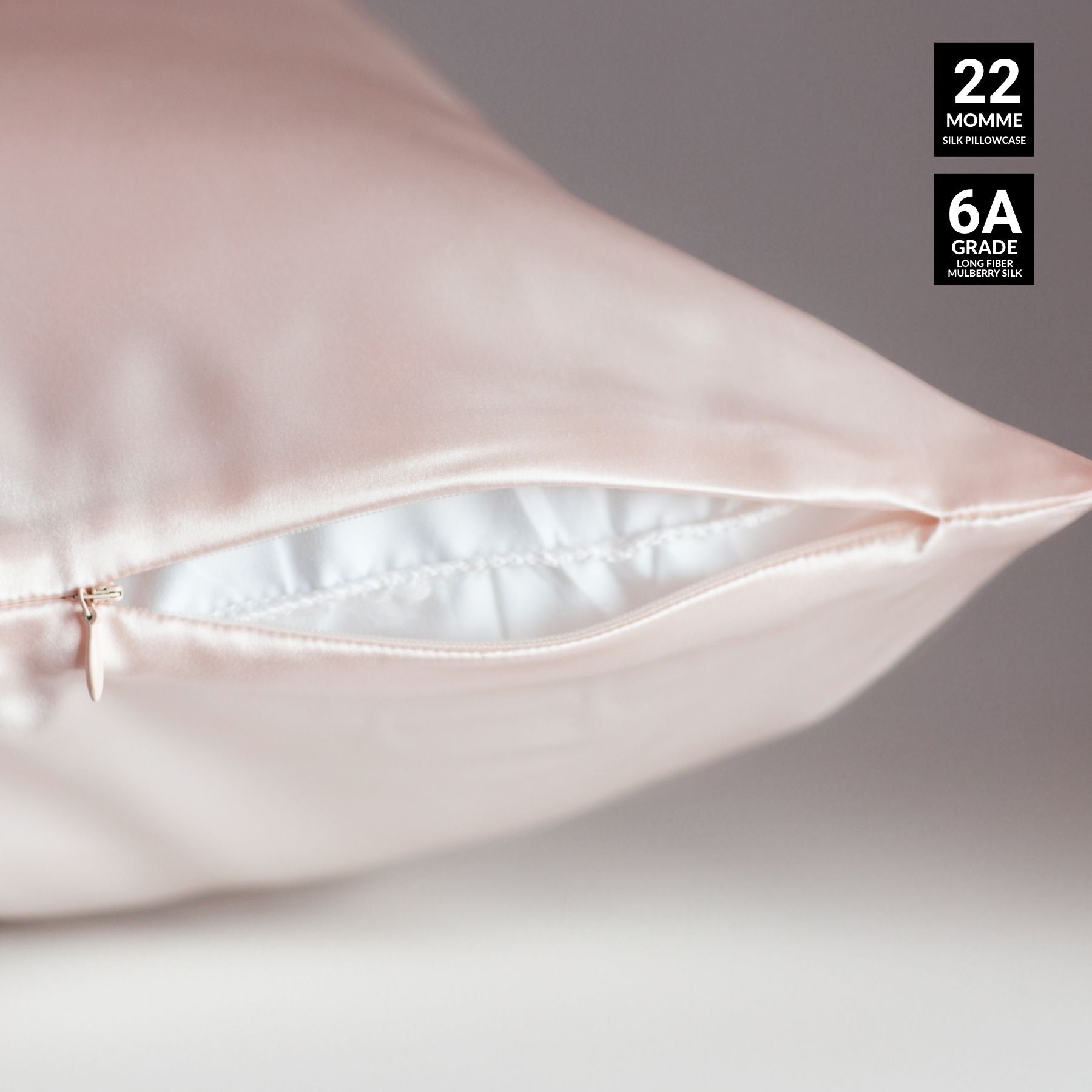 Silk Pillowcase Hidden Zipper