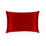 Red Silk Pillowcase