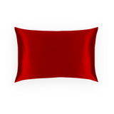 Red Silk Pillowcase