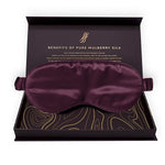 burgundy sleep eye mask