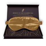 Gold Silk Sleep Mask - SilkSleek