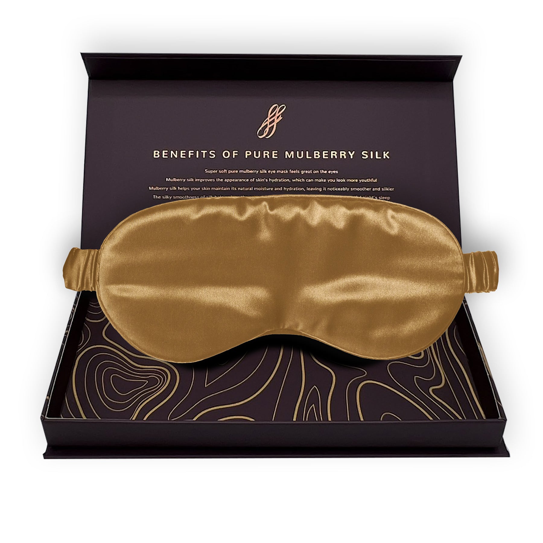 Gold Silk Sleep Mask - SilkSleek