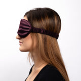 burgundy sleep eye mask