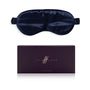 Navy Blue Silk Sleep Mask - SilkSleek