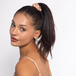 Rose Gold Silk Scrunchie - Midi - SilkSleek