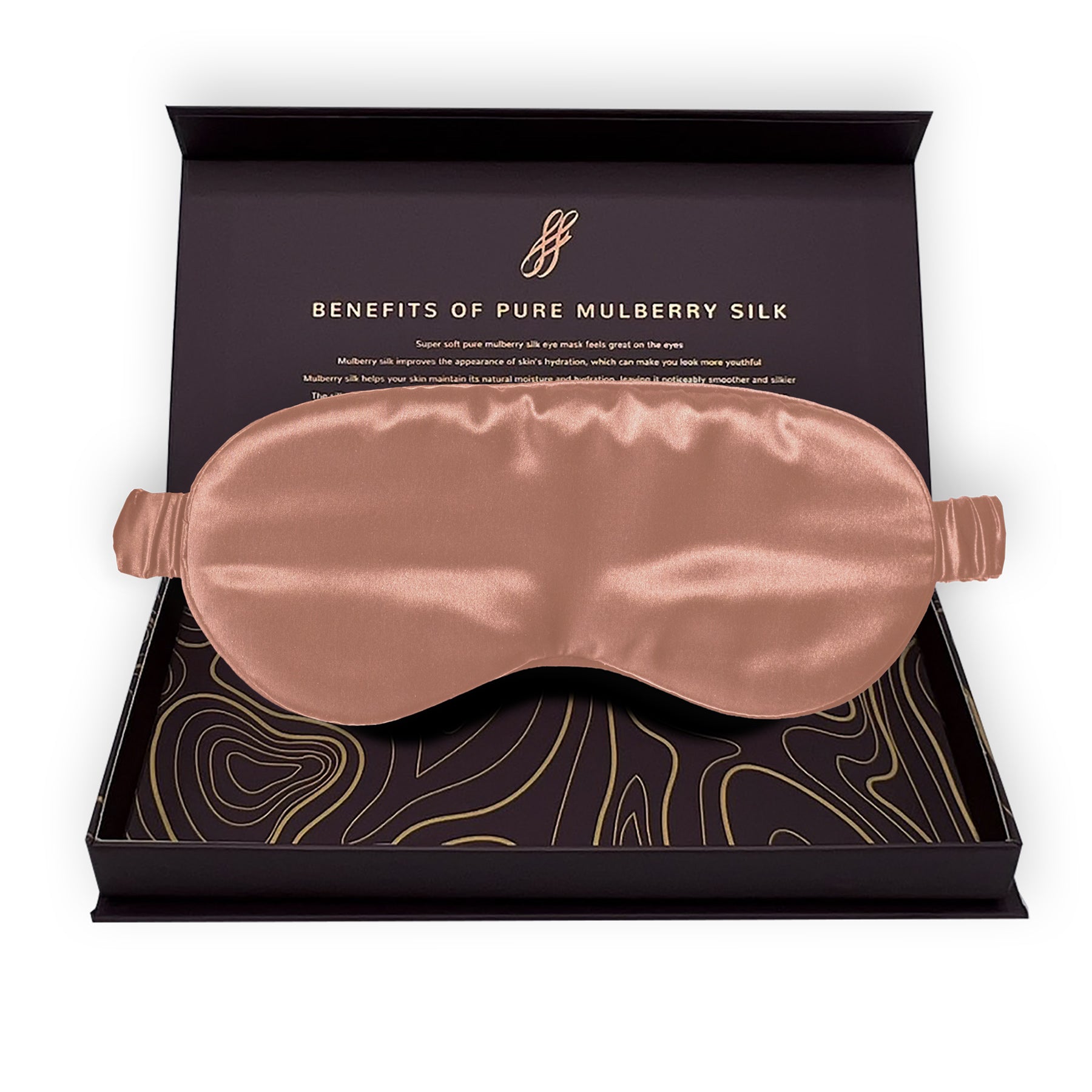 Rose Gold Silk Sleep Mask - SilkSleek