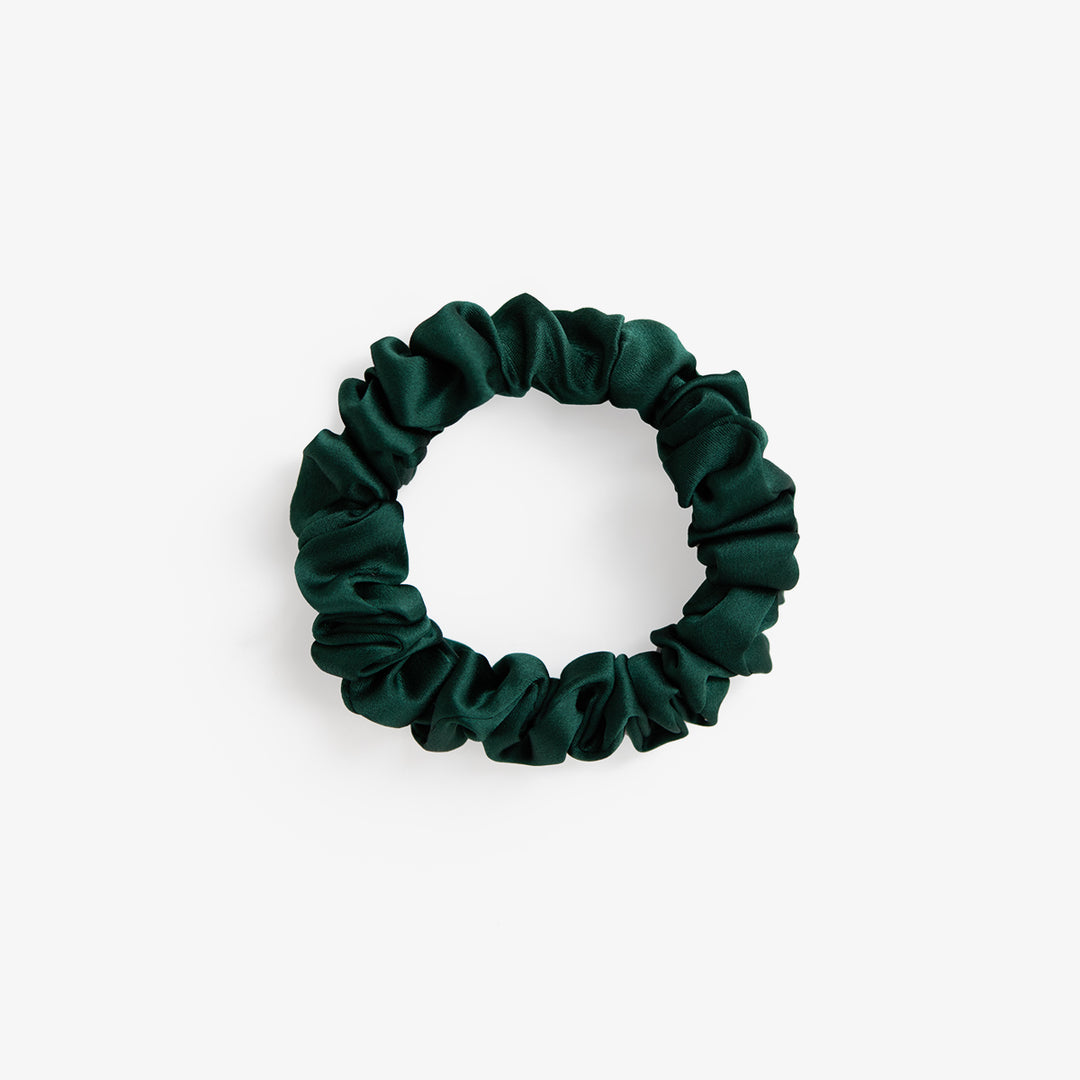 Emerald Silk Scrunchie - Midi - SilkSleek