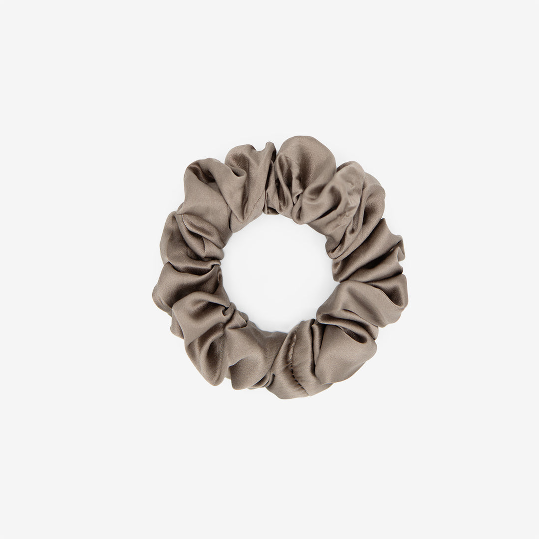 Oyster Silk Scrunchie - Large - SilkSleek